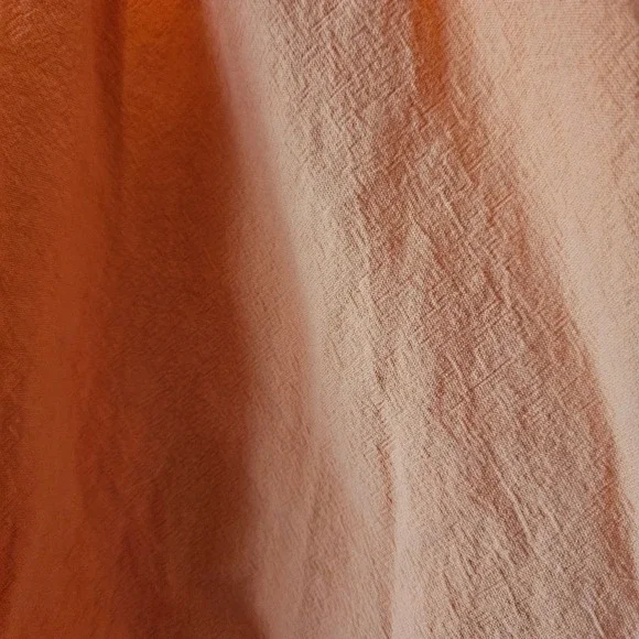 Babydoll Dress‎ Women's Size XS Orange Ruffle Strapless Y2K Style Shein Pastel - Picture 4 of 8